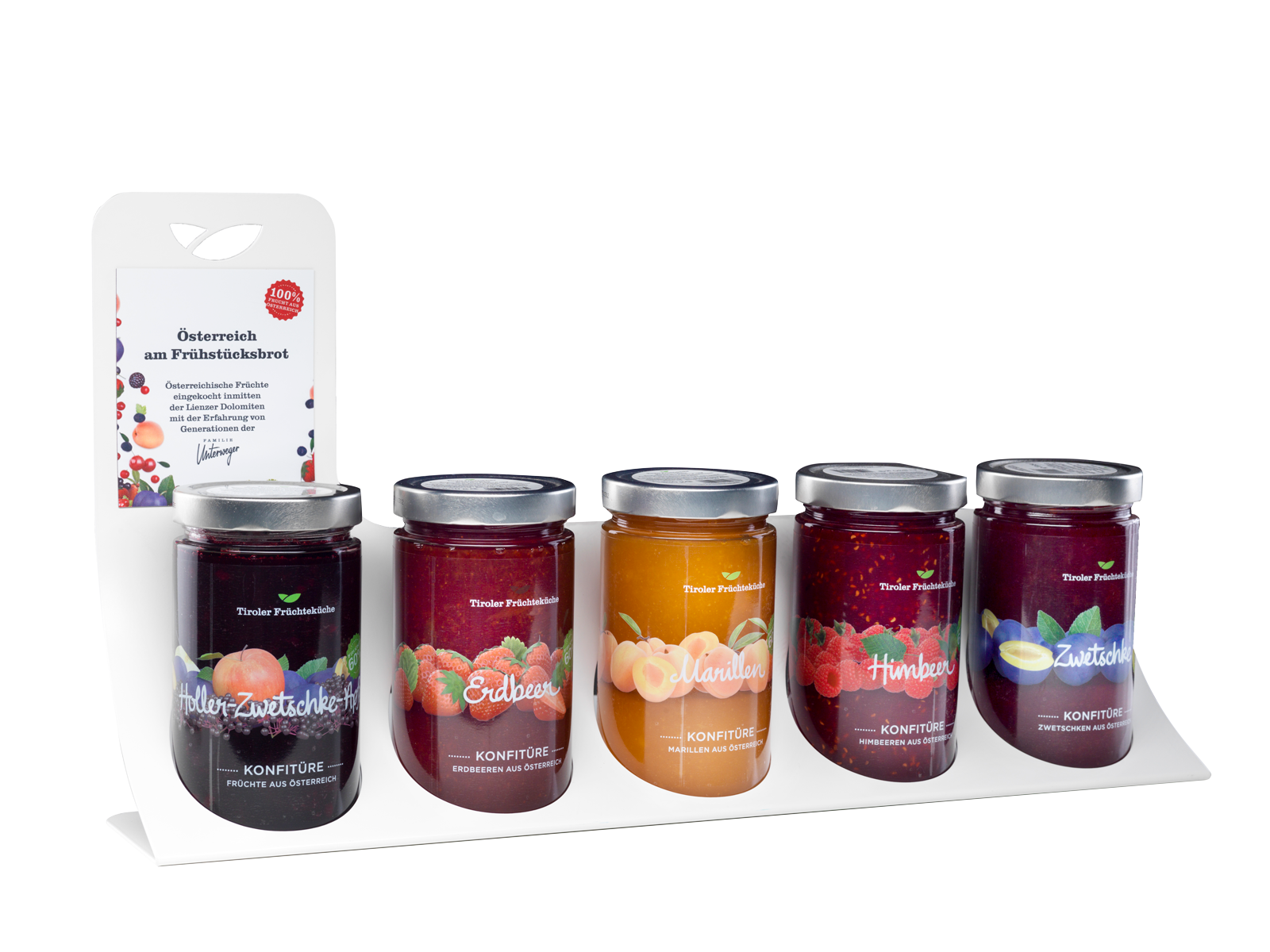 Buffetaufsteller 5-fach für Gläser 720 g