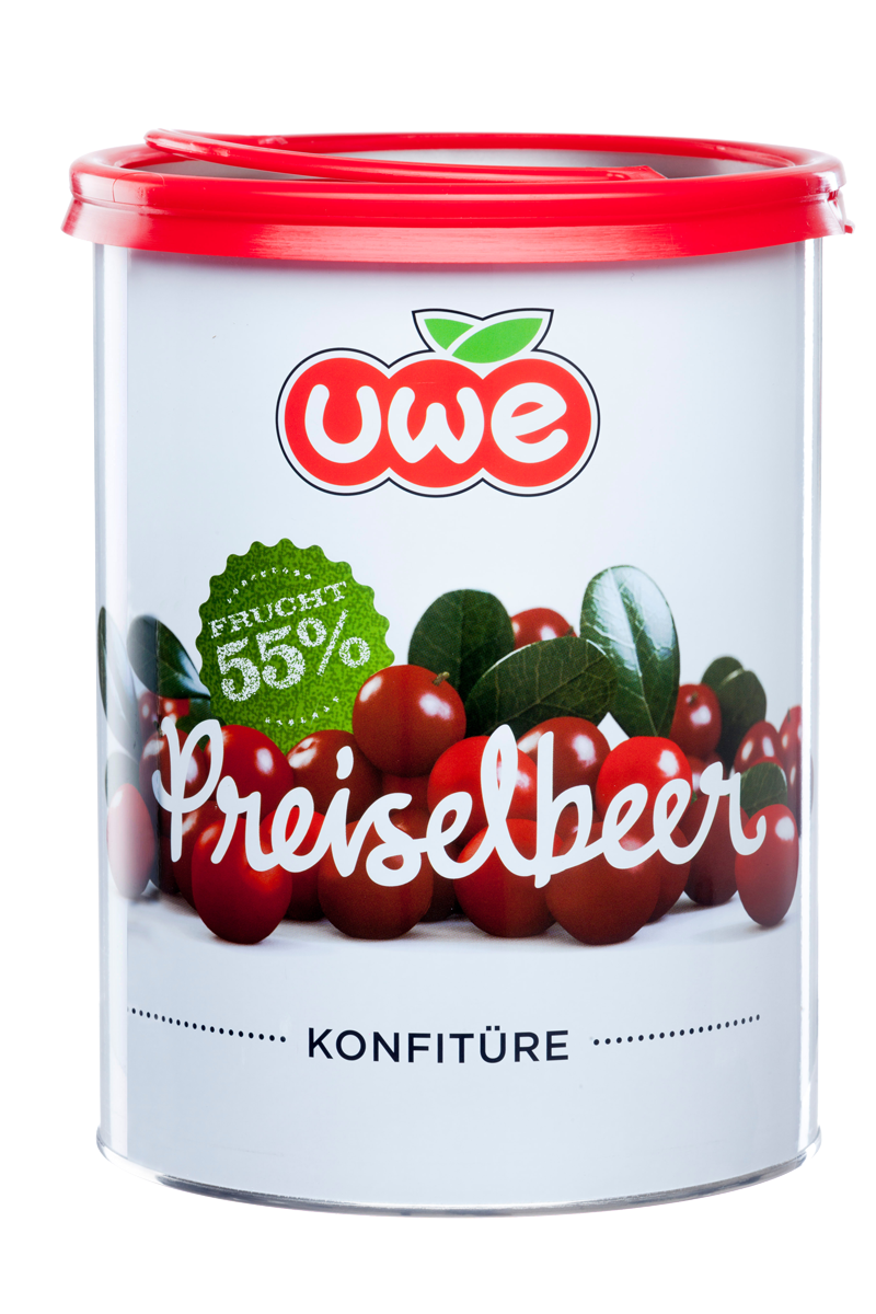 UWE Preiselbeer 4,5 kg Blecheimer