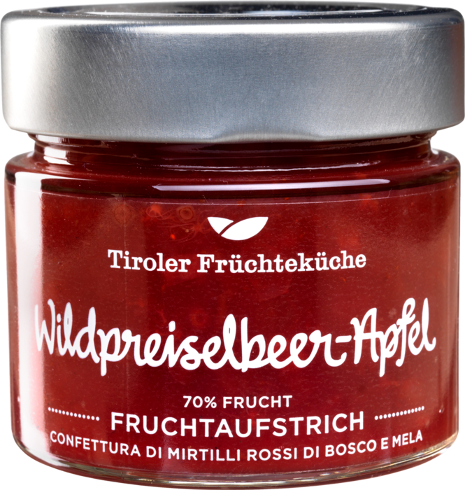 Wildpreiselbeer-Apfel Fruchtaufstrich