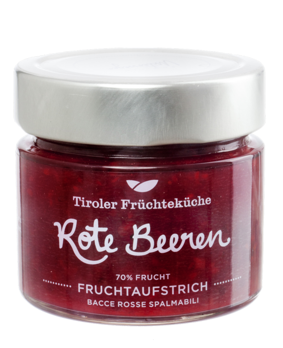 Rote Beeren Fruchtaufstrich