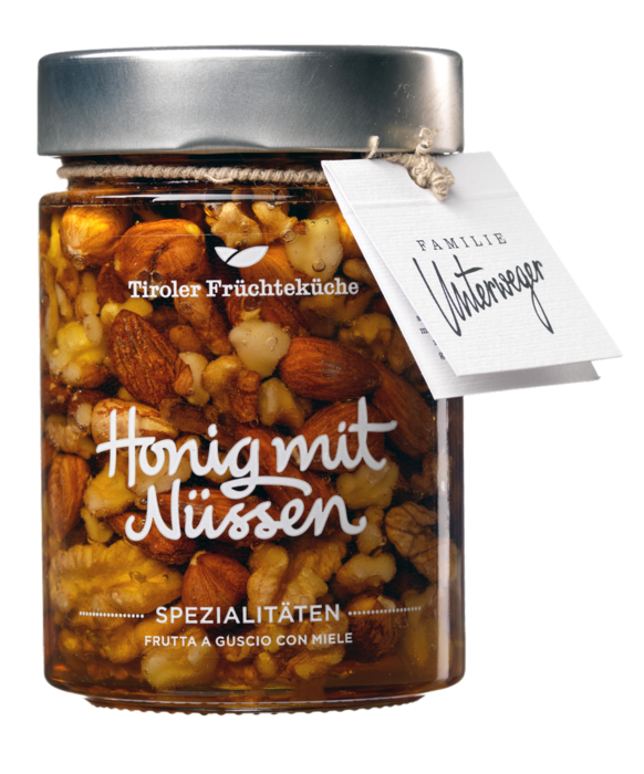 Honig mit Nüssen