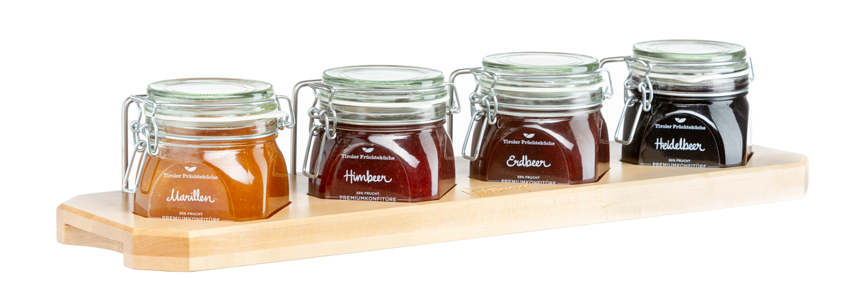 Buffetaufsteller 4-fach für Rexgläser